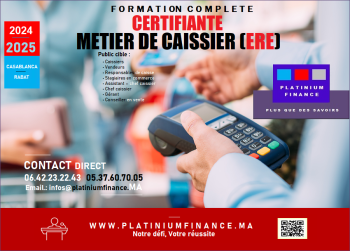 FORMATION OPERATIONNELLE – METIER DE CAISSIER – CAISSIERE 