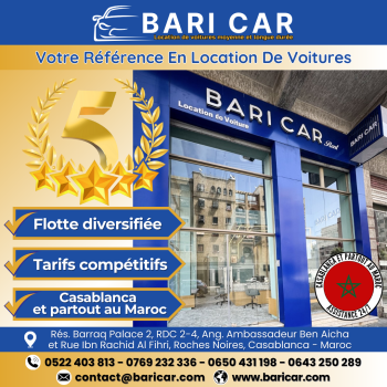 BARI CAR | Location de voitures longue durée Casablanca