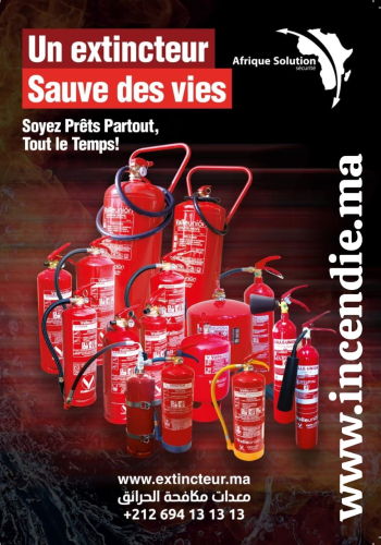 Maroc prix extincteurs Rabat 
