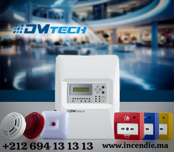 Rabat système de détection incendie SSI adressable 