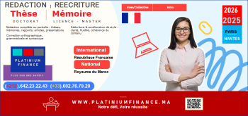 REDACTION – REECRITURE – REFORMULATION -THESES – MEMOIRE – MASTER